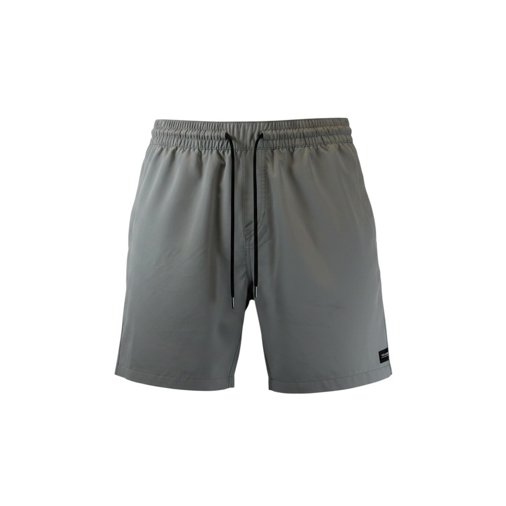 Volcom Mens Gray Elastic Waist Drawstring Casual Shorts‎ Size Medium